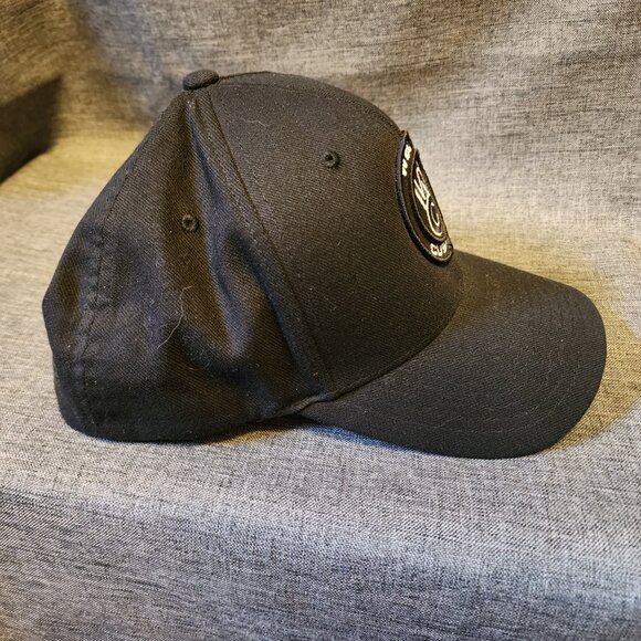 Richardson Pro 185 L-XL Black Embroidered Wells Custom Baseball Cap - Picture 5 of 8